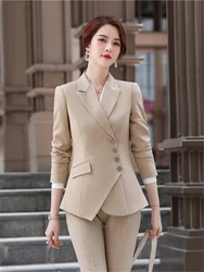 Blazer de manga larga para mujer, chaqueta con un solo botón, elegante, ajustada, elegante, ropa de oficina