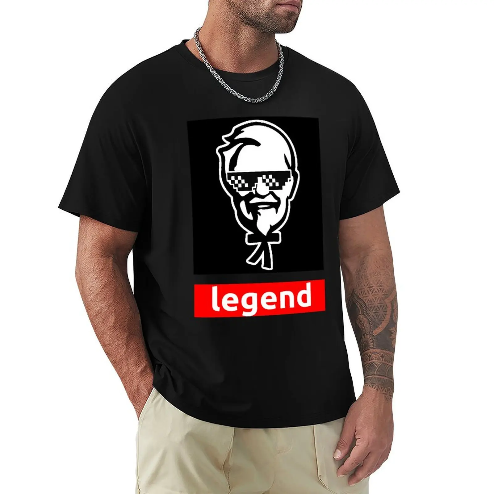Colonel Sanders - Famous Figure Legend Classic T-Shirt man t shirts high quality luxury brand T-Shirt