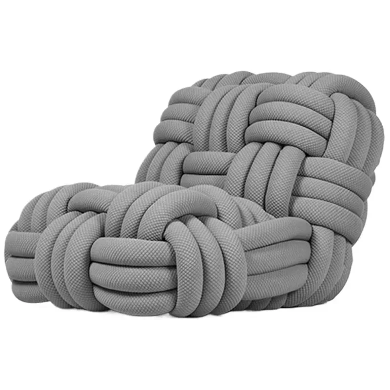 Chair Designer Hand Woven Italian Style Sofa Creative Living Room Bedroom Balcony Internet Famous Single Casual Lounge Chair