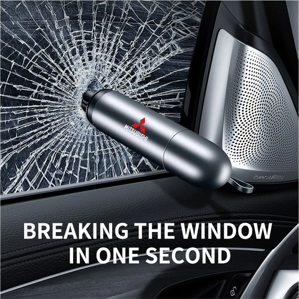 

Автомобильный аварийный стеклянный выключатель, резак для ремней безопасности, аксессуары для побега для Mitsubishi Lancer Pajero Outlander L200 Delica Mirage