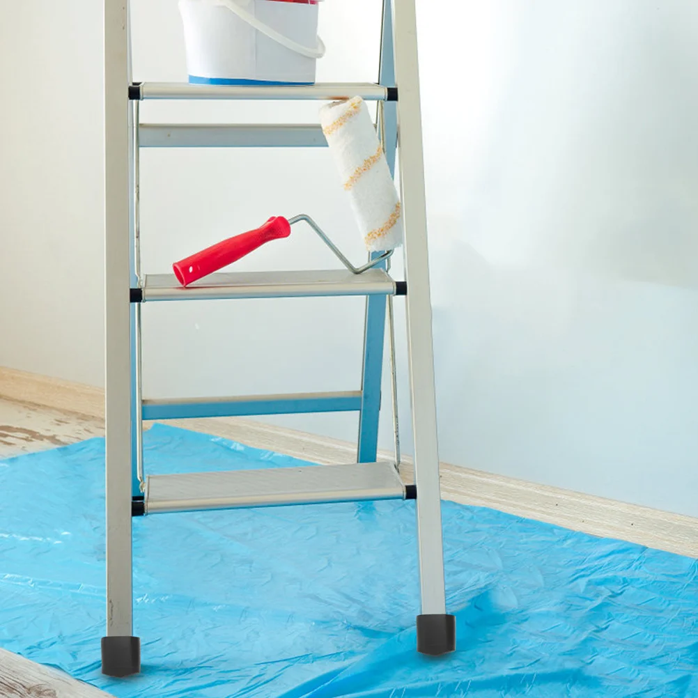 2 قطعة الحصير سلم القدم سيليكون عدم الانزلاق يغطي سميكة دائم درجة سلم حماية الساق استبدال منصات السلامة قبعات مطاطية #3