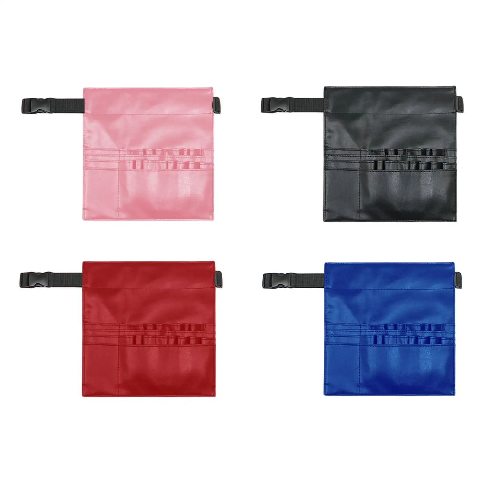 Hairdresser Scissors Bag PU Leather Barber Waist Pouch for Comb Clips Shear