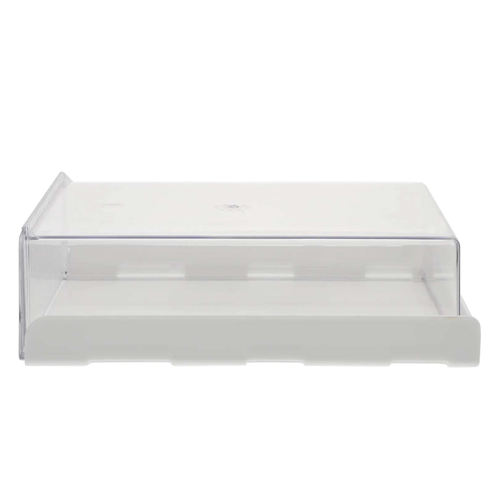 

Adhesive Drawer Organizer under Table Storage Box Desk Hidden Type Office Transparent Abs