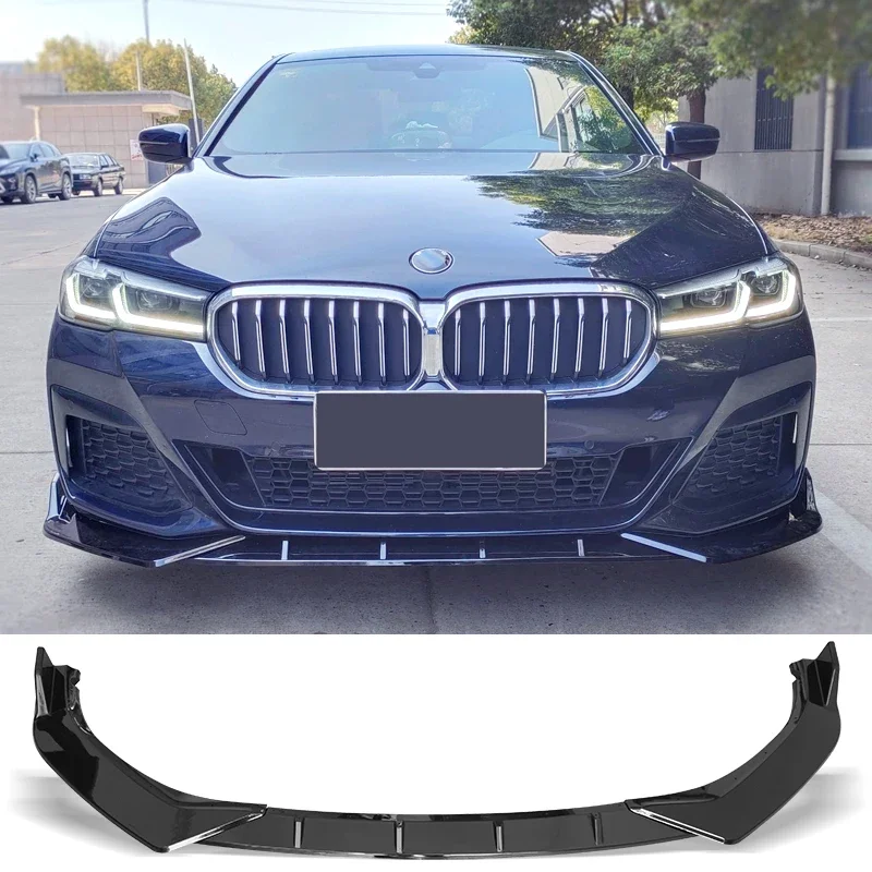 

Front Bumper Splitter for BMW 5 Series G30 2021 Body Kit Lip Diffuser Skirt Decorative Strip Shovel Spoiler