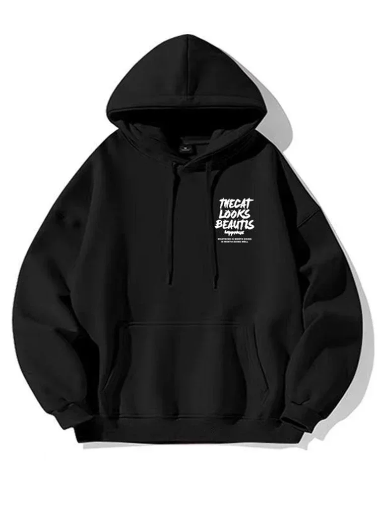

casual streetwear hoodie fashion Hoodies Men's Comfortable Fashion Hooded Sweatshirt Hip Hop Streetwear Clothes Y2K Hoody C