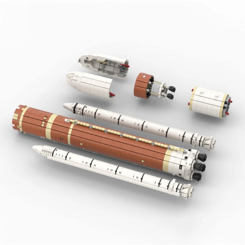 High-tech NASA Space Launch System SLS Carrier Rocket MOC Bouwstenen Assemblagemodel Technische stenen Speelgoed Kinderen Puzzel Geschenken