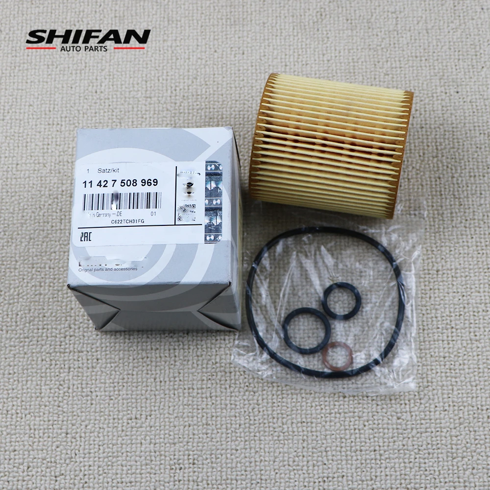 

11427508969 Engine Oil Filter For BMW E81 E87 E88 E82 E46 E90 E93 E92 E91 E60 E61 E84 E83 E85 116i 118i 120i 320i 11427508969