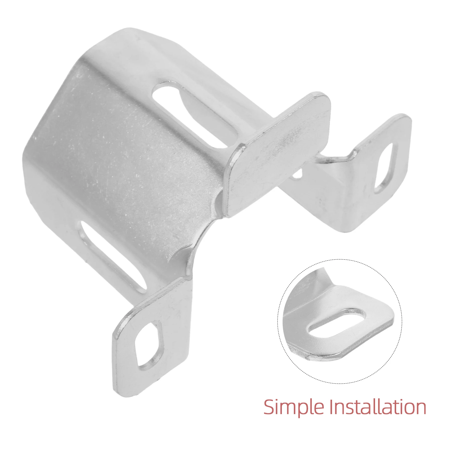 2 pçs acessórios do obturador de rolamento suportes de ferro ferragem cega kit reparo prata janela sombra suporte porta kits ao ar livre