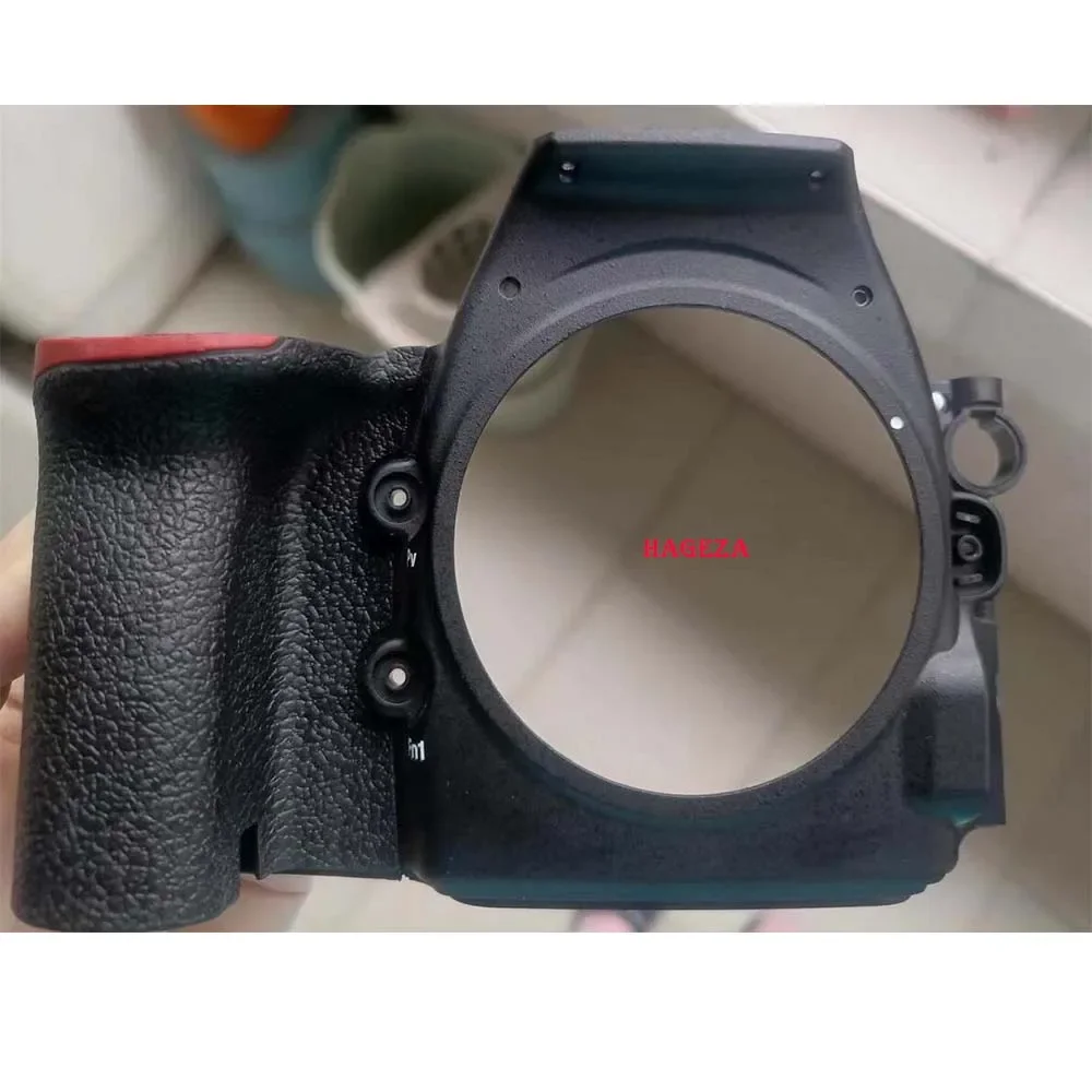 For Nikon D850 Front Shell Front Cover with Leather Grip Rubber SLR Camera Replacement Repair Parts