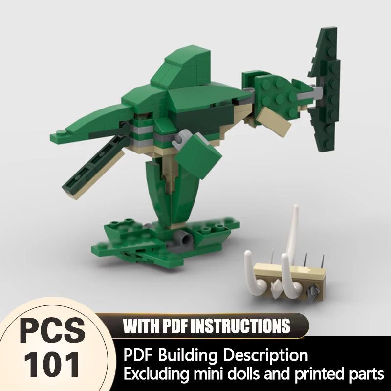 

Creators Animal Series Model MOC Building Bricks Caypullisaurus Modular Technology Gifts Holiday Assemble Children Toys Suit