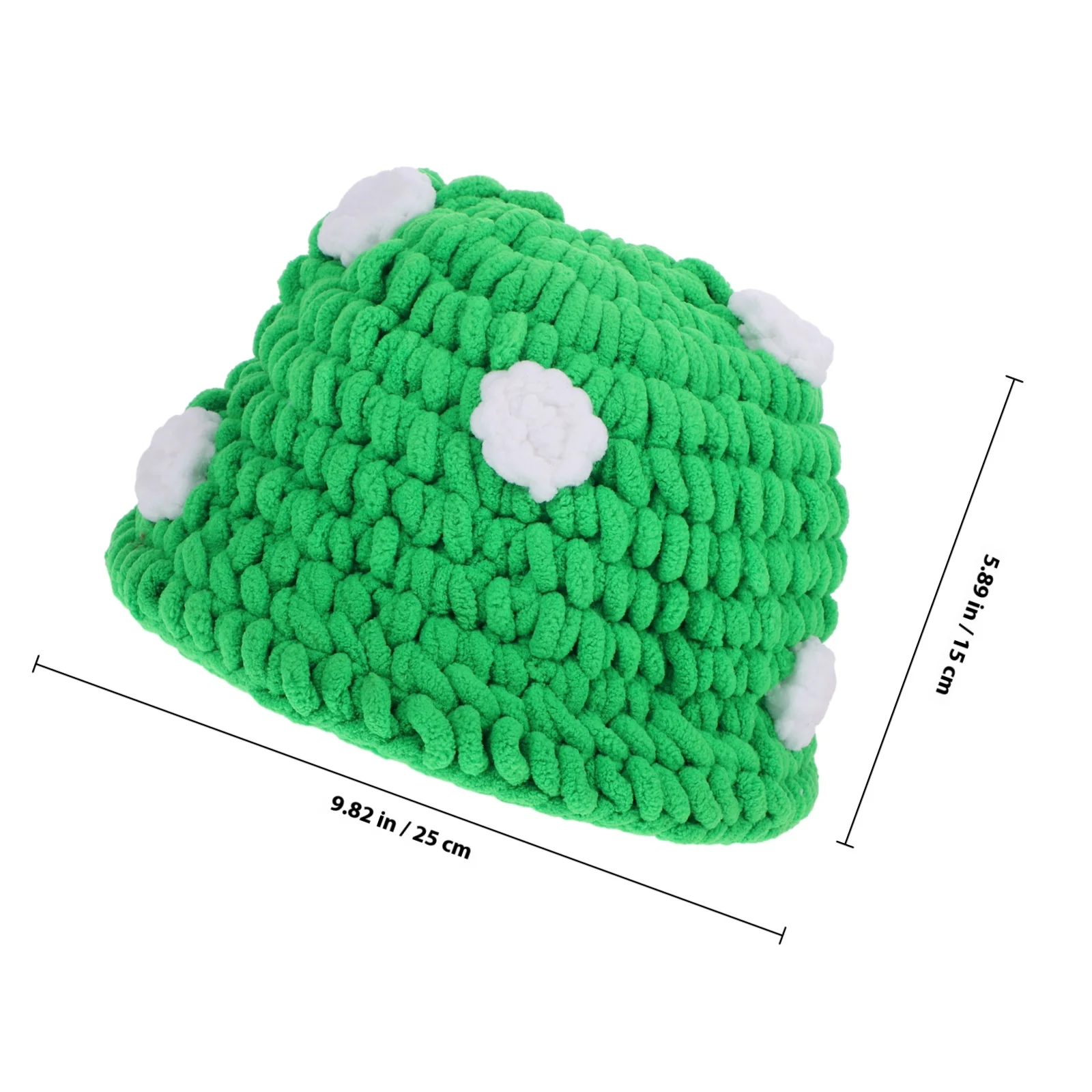 Adorabile cappello lavorato a maglia a forma di fungo per donna uomo unisex moda festa costume cosplay puntello confortevole caldo esterno interno