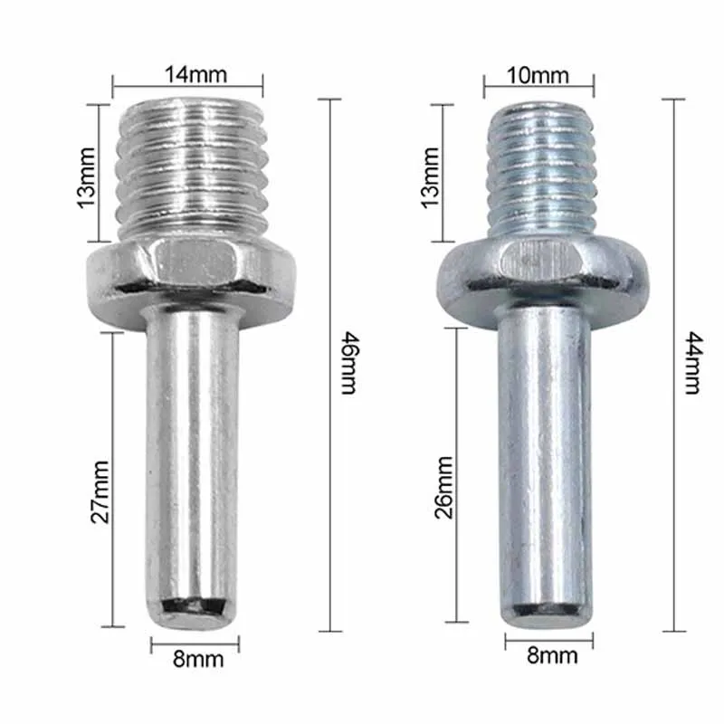 M10 M14 Drill Aapter Thread Connecting Rod For Car Polisher Polishing Pad & Hook Loop Backer Plate Cutting Woodworking