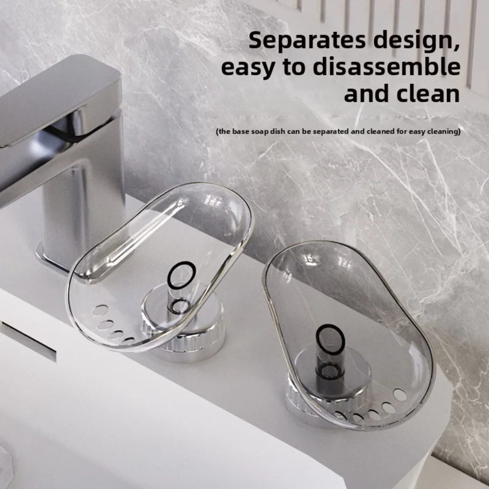 

Toilet box with drain tilted suction cup, storage box, drain table, no drilling, bathroom