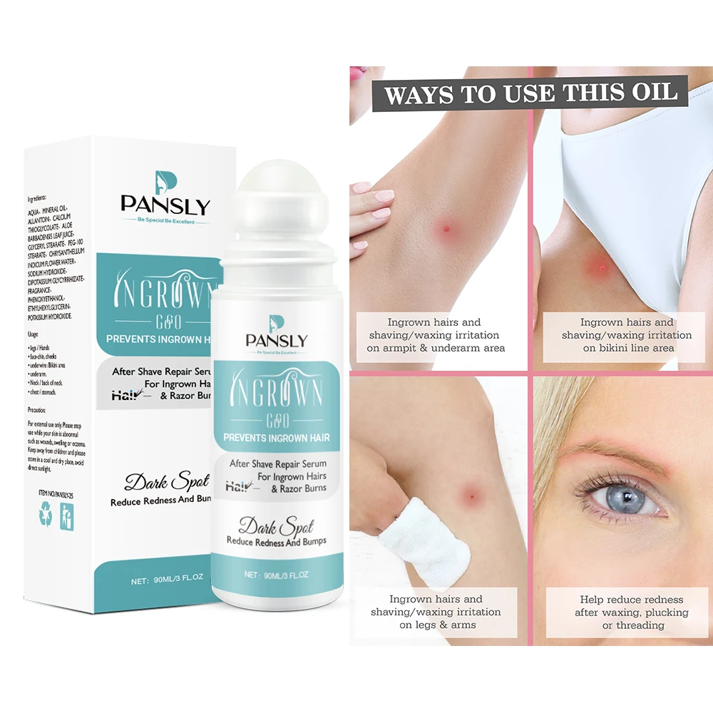 Prevent Ingrown Hairs Treatment After Shave Lotions blam for Men Repair Dark Spot Serum Reduce Redness Moisturizes Solution