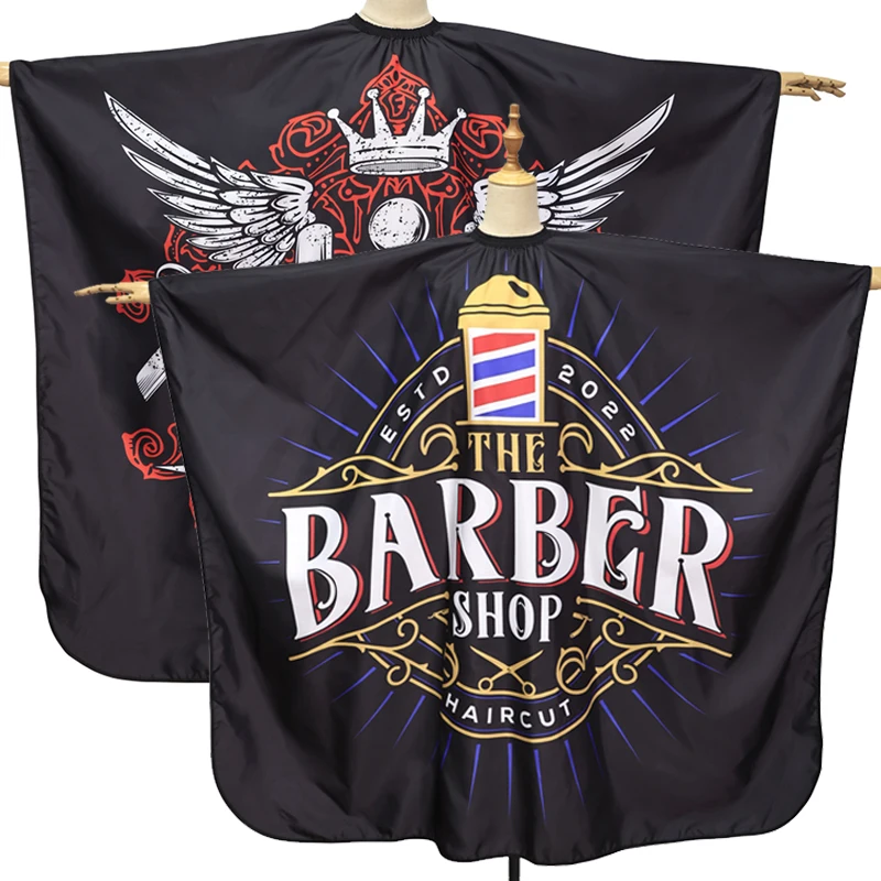 4 type Barber Haircut Cloth Hairdresser Apron Hair Cut Cape Hairdress Gown Hairdressing Coat Barbershop Salon Accessory