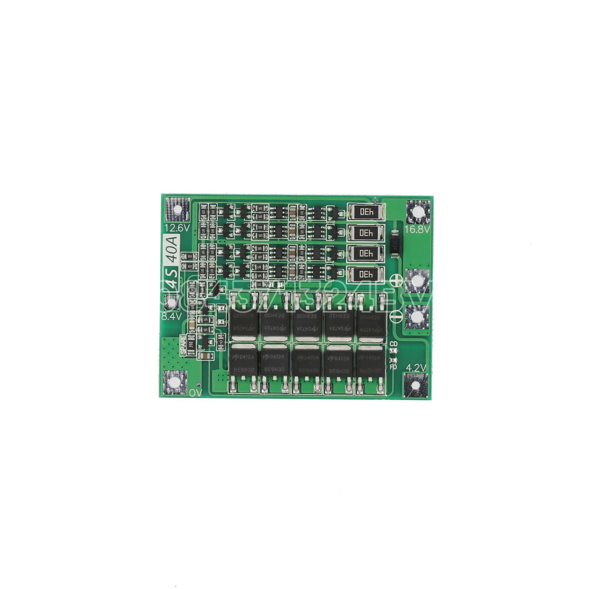 3 series 11.1V 12.6V 18650 lithium battery protection board with balanced and startable drill 40A current