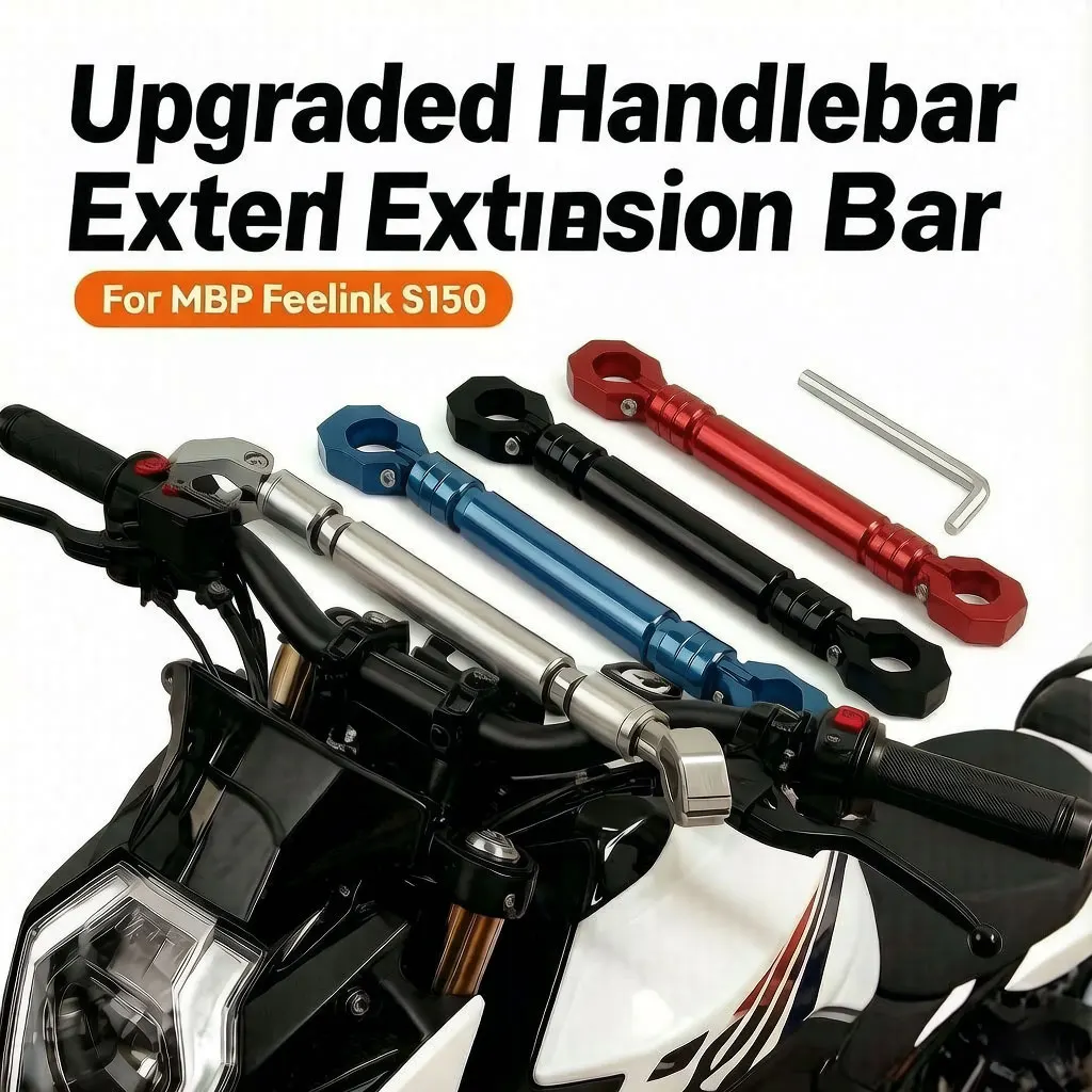 Handlebar Extension Bar For MBP Feelink S150 Motorcycle Multi-function Crossbar Phone Mount Navigation Bracket Retrofit Accessor
