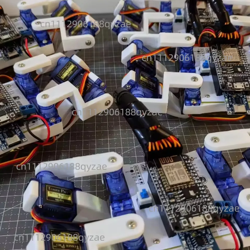 Four-legged Spider, Bionic Robot, Programming Maker, Electronic Building Block Microcontroller,  Innovation DIY Kit
