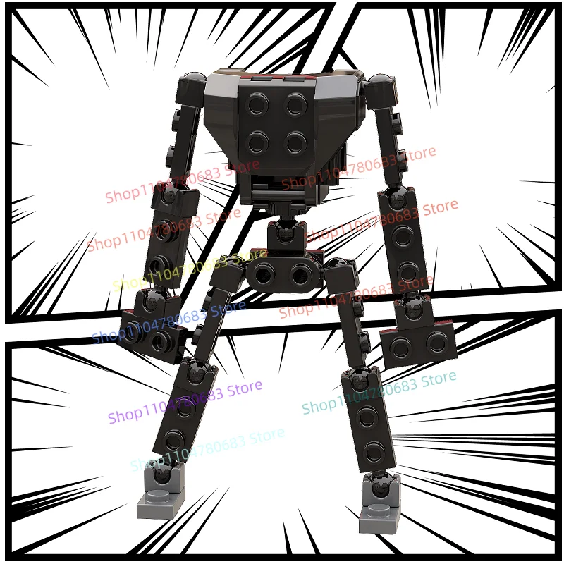 New MOC Mini Figure Super Articulated Multi-joint Skeleton Building Toy, Collectible Ornament, Holiday Gift