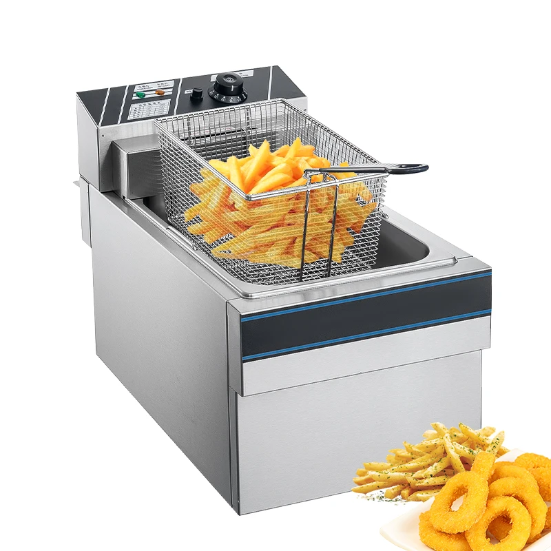More Commercial Frying 12-liter Electric Furnace Blast Furnace Automatic Constant Temperature Control Large Capacity