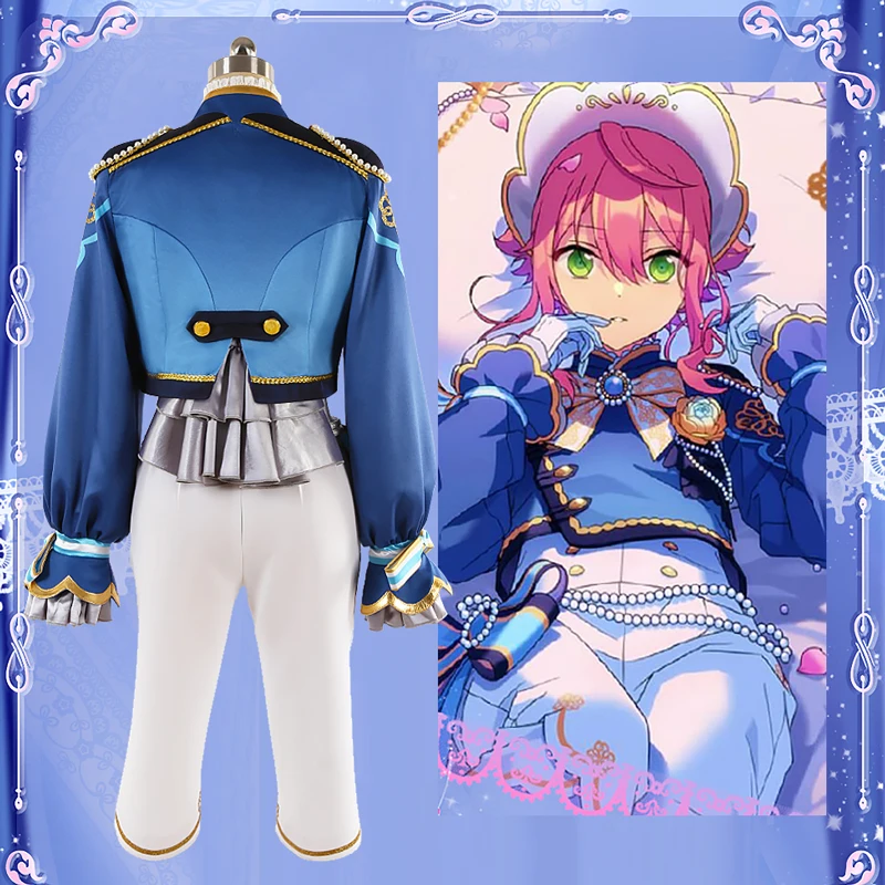 2022 Game Ensemble Stars White Katyusha Cosplay Himemiya Tori Costume Idol Uniform Party Customize