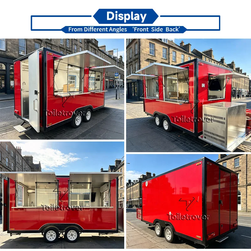 Hot Sales Coffee Food Trailer Ice Cream Used Food Trailers Fully Loaded Food Trucks Mobile Kitchen Food Truck for Sale