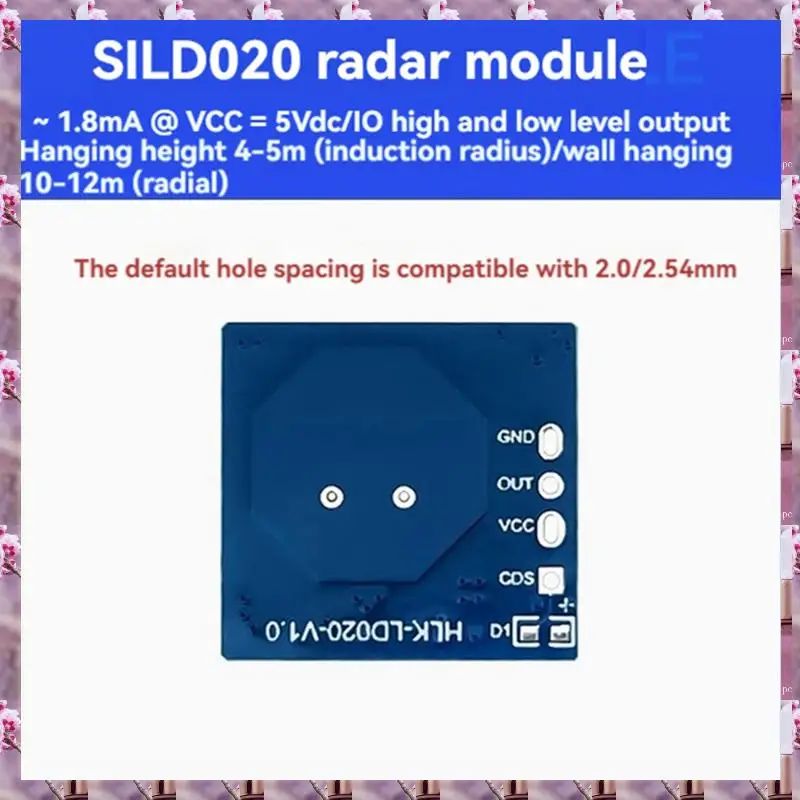 2025 LD020 5.8G Human Presence Radar Sensor Module Ultra-Small Size High Sensitivity Radar Sensor,LD020 5.8G Human Presence Rada
