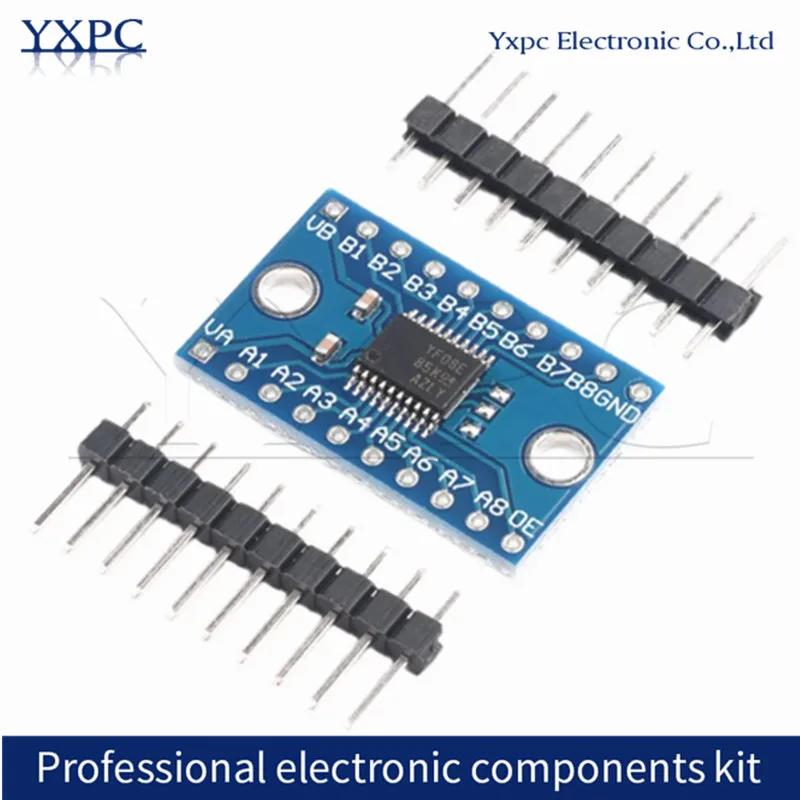 TXS0108E High-Speed Full-Duplex 8-Channel Level Conversion Module 8-Bit Bidirectional Voltage Converter for Electronic Component
