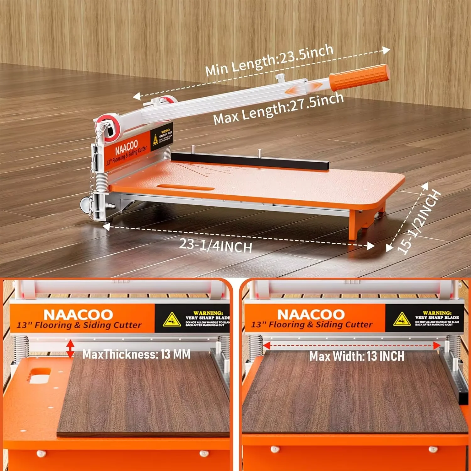 Plastic Cutter Wooden Hand Tools for Project Flooring Professional Laminate Floor Guillotine Cutter Laminate Floor Cutter