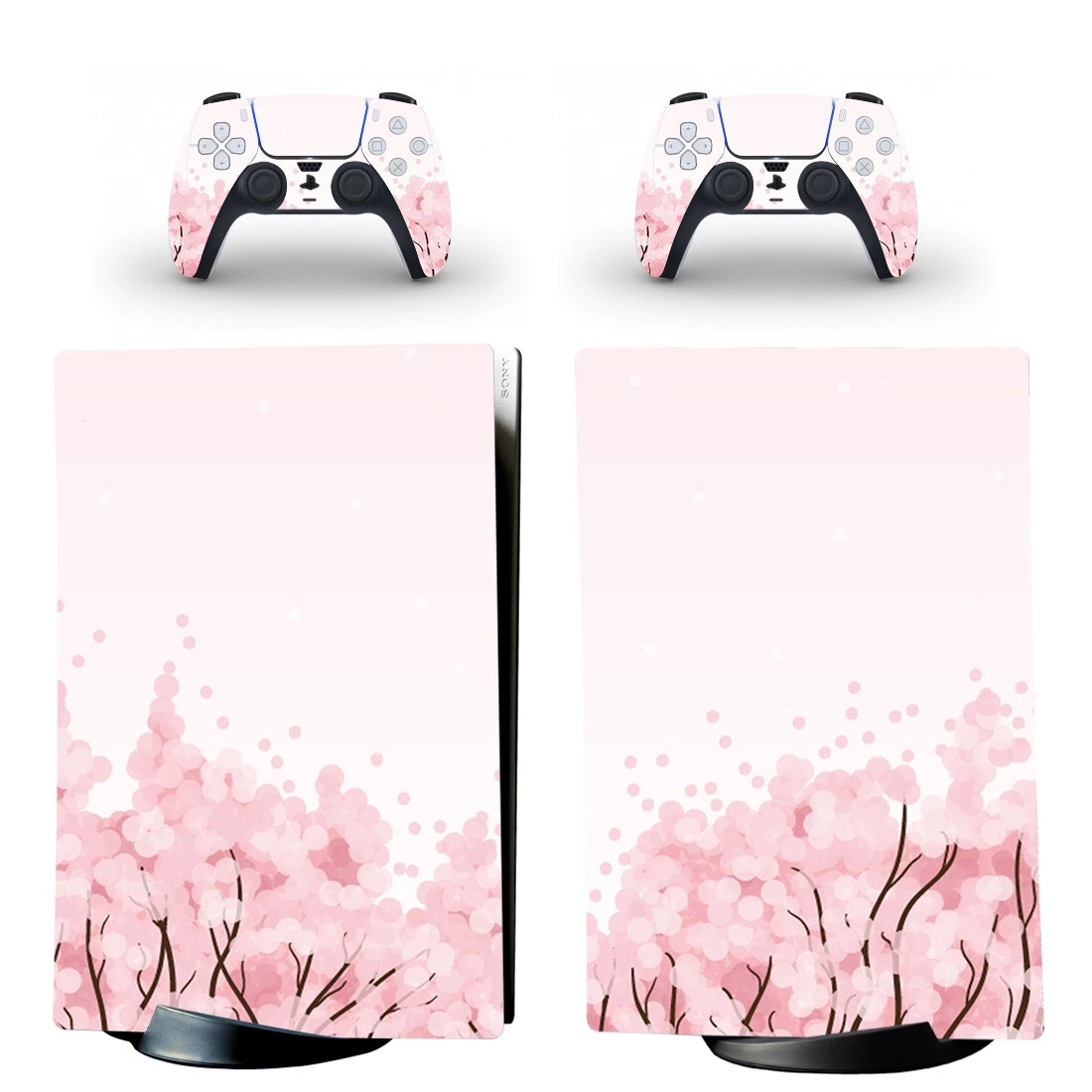 sakura-cherry-blossomps5-adesivo-de-pele-digital-protetor-decalque-capa-para-console-e-controladores-ps5-adesivo-de-pele-acessorios-de-vinil