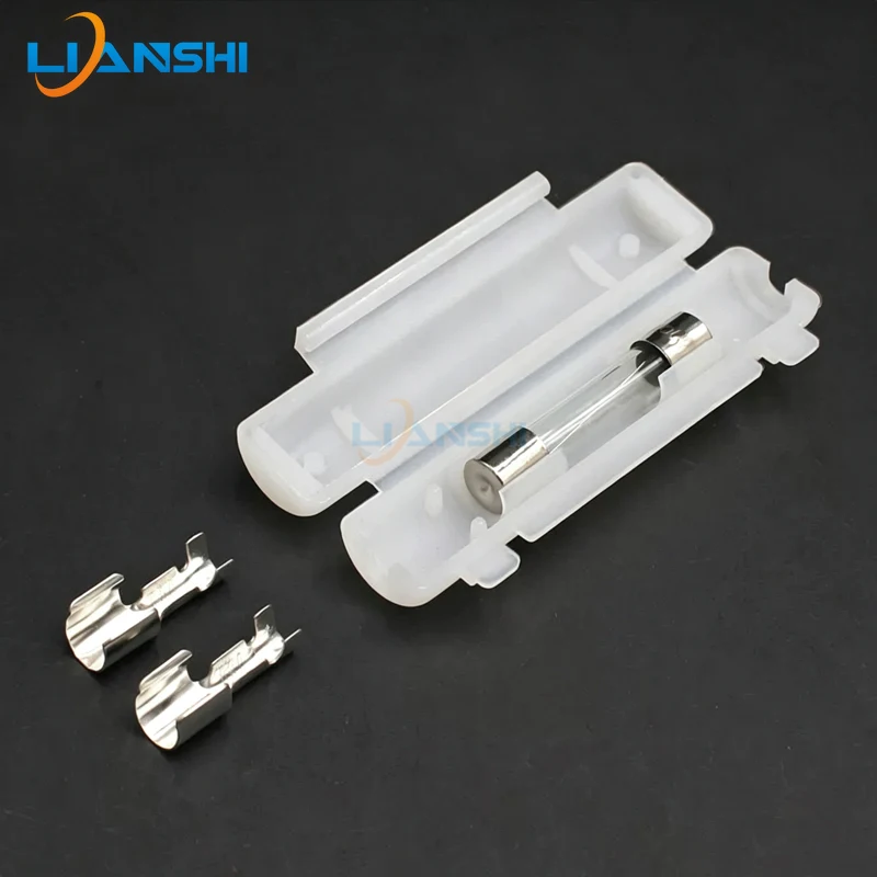 10set 6x30mm Fuse Holder Nylon Screw Cap Panel Mount Inline 10A 250V for Car Truck Boat RV Glass Ceramic Tube Fuse