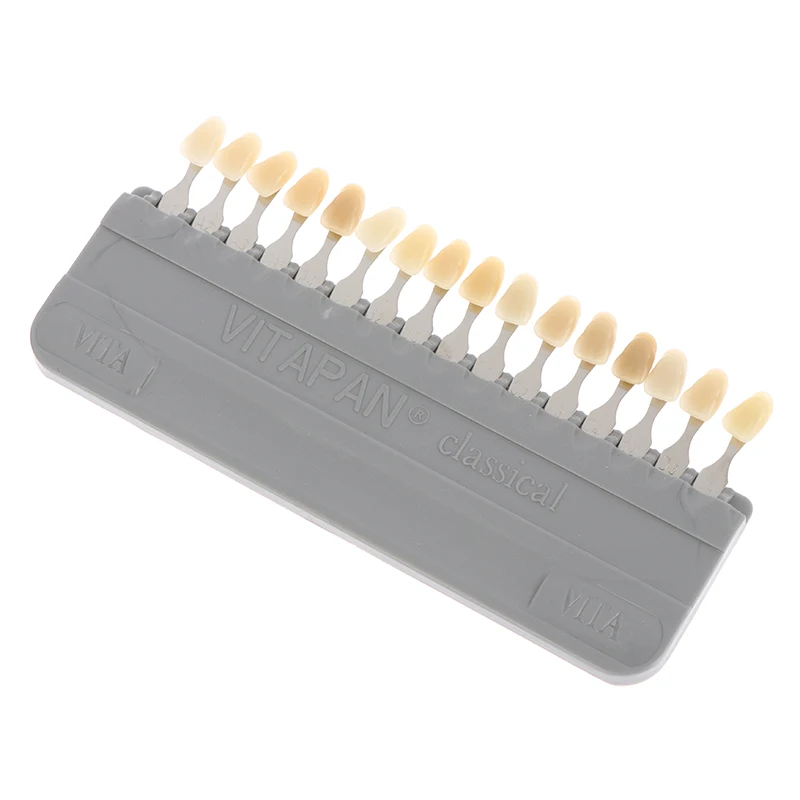 16 لونًا من منتجات تبييض الأسنان، منتجات تبييض الأسنان، دليل نموذج الأسنان، لوحة ملونة، مقياس ألوان الأسنان #5