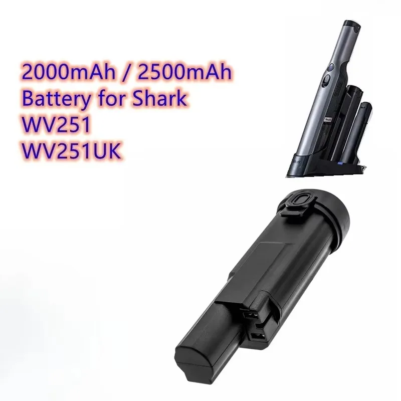 Car Mounted Handheld Vacuum Cleaner Battery 10.8V/2000mAh/2500mAh XSBT251, XSBT251EU for Shark WV251, WV251UK
