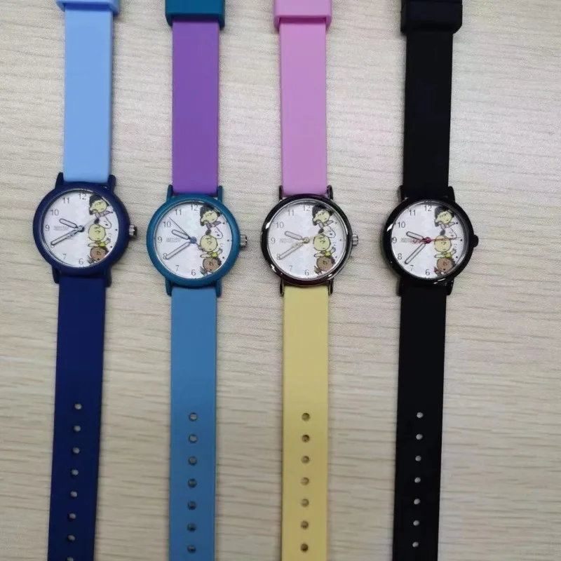 New Snoopy animation peripheral cartoon student watch boys fashion trend college style versatile girl kawaii y2k watch gift