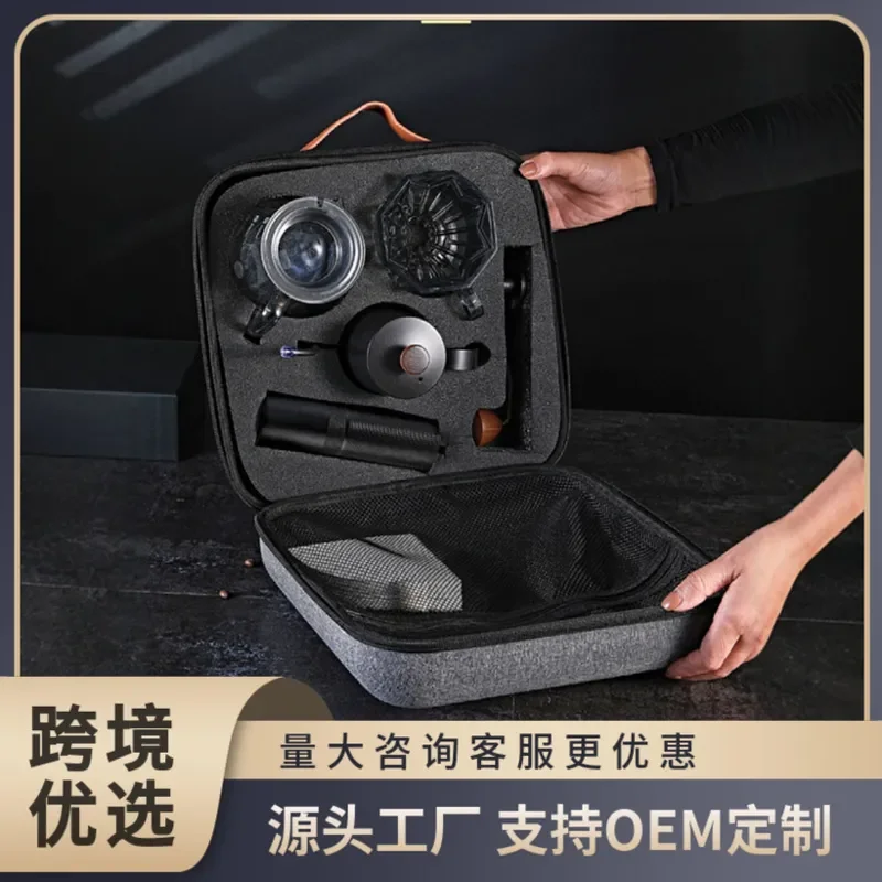 coffee hand-brewed set, coffee maker, bean grinder, portable coffee set gift box, annual meeting hand-brewed