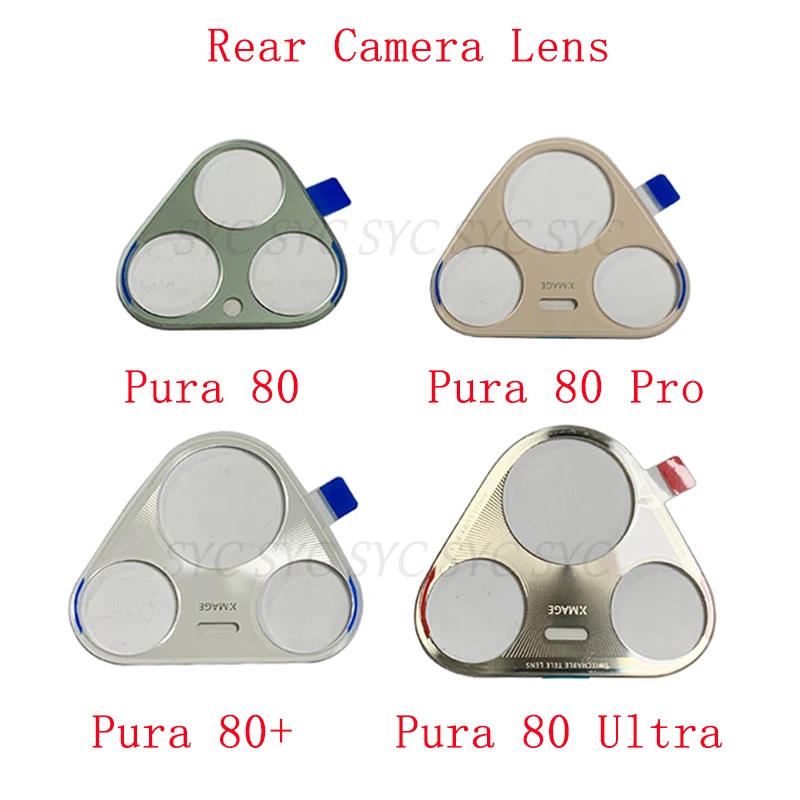 Rear Camera Lens Glass For Huawei Pura 80 Pro Plus P80 Back Camera Glass Lens Pura 80 Ultra Repair Parts