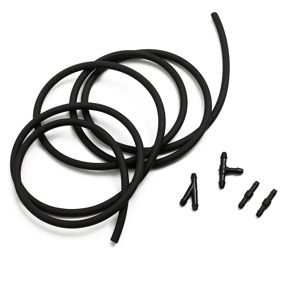 

Connectors Hose Kit Set Accessories High Quality Jet Pumps 2M Spray Hose Wiper With Connector ABS Plastic+Rubber