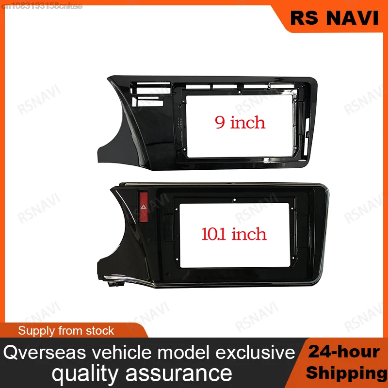 2Din 9/10.1 Inch Radio  Facia for Honda City Greiz Gienia 2014+ Right Hand Drive Panel Dashboard Installation Trim Kit DVD Frame