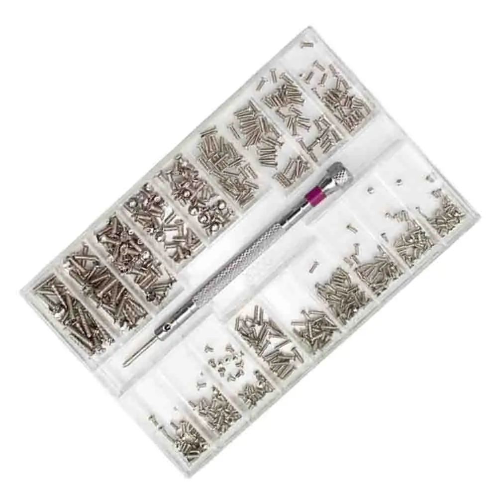 500PCS 18 Size Screw Nuts Set For Laptop Computer Hardware Repair And For DIY Assembly Of Portable Electronic Accessories