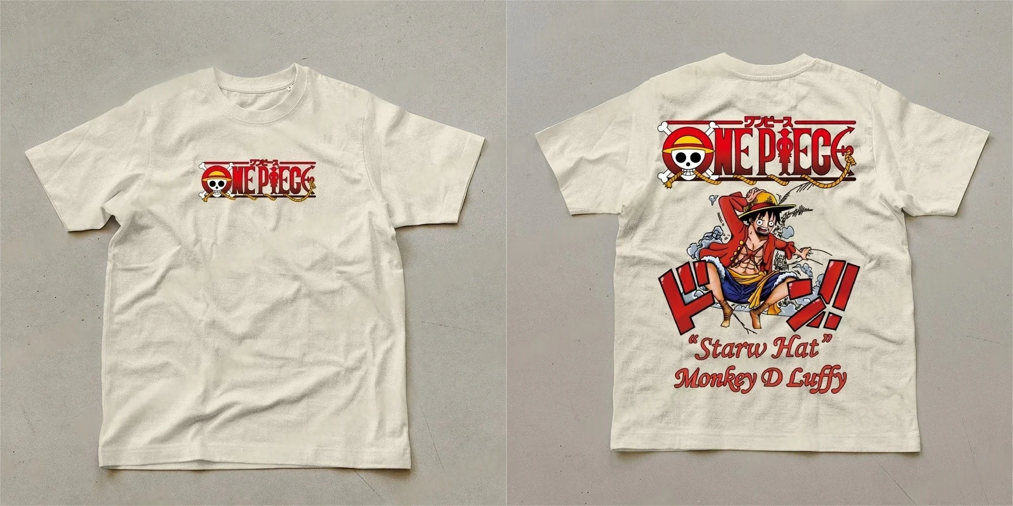 Anime une pièce Anime Munch D. Luffy modèle 2025 été nouvelle vente chaude hommes femmes décontracté ample Hip Hop pur coton T-shirt