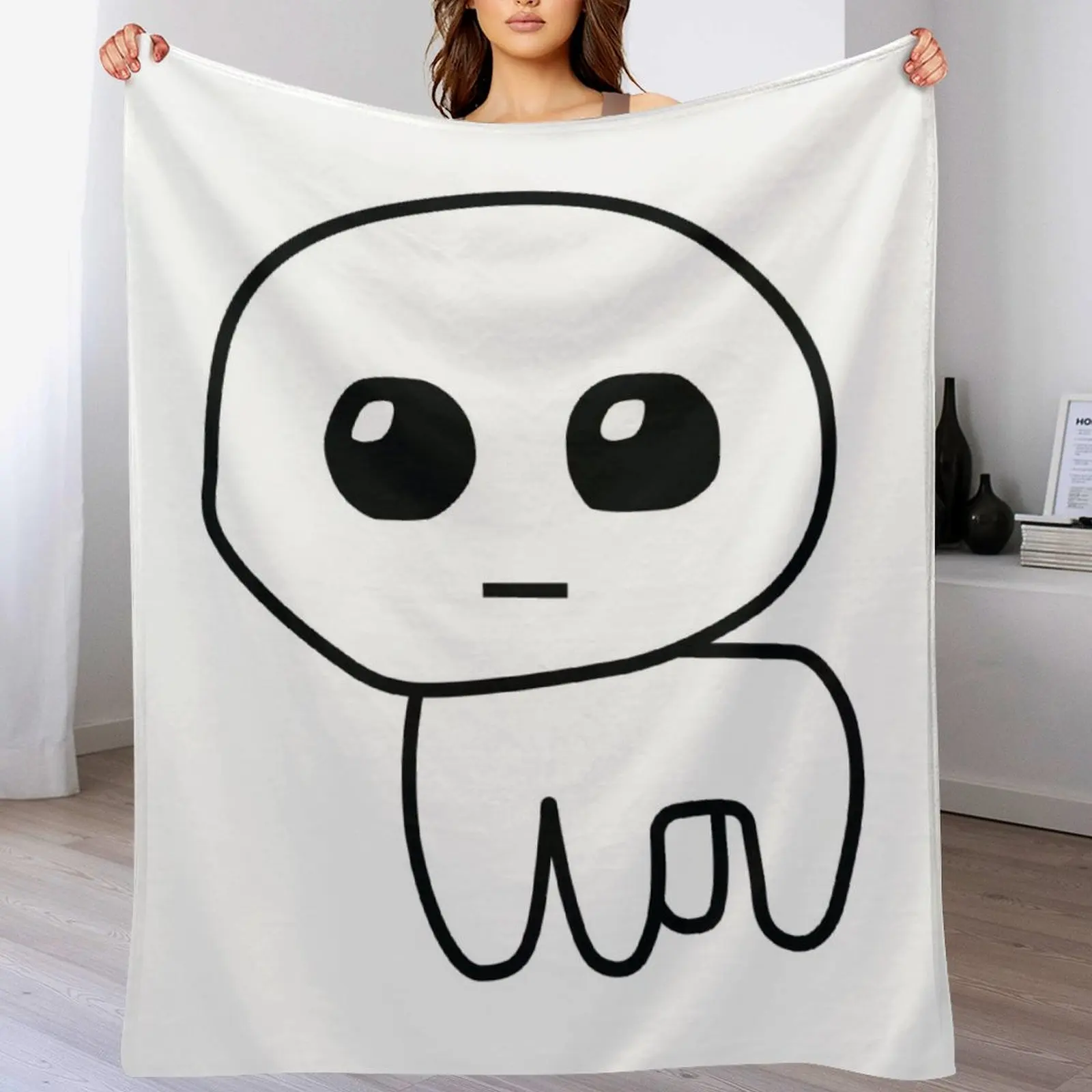 

HD - Yippee Meme / TBH Creature Throw Blanket Blankets Sofas Of Decoration Custom For Baby Cute Plaid Blankets