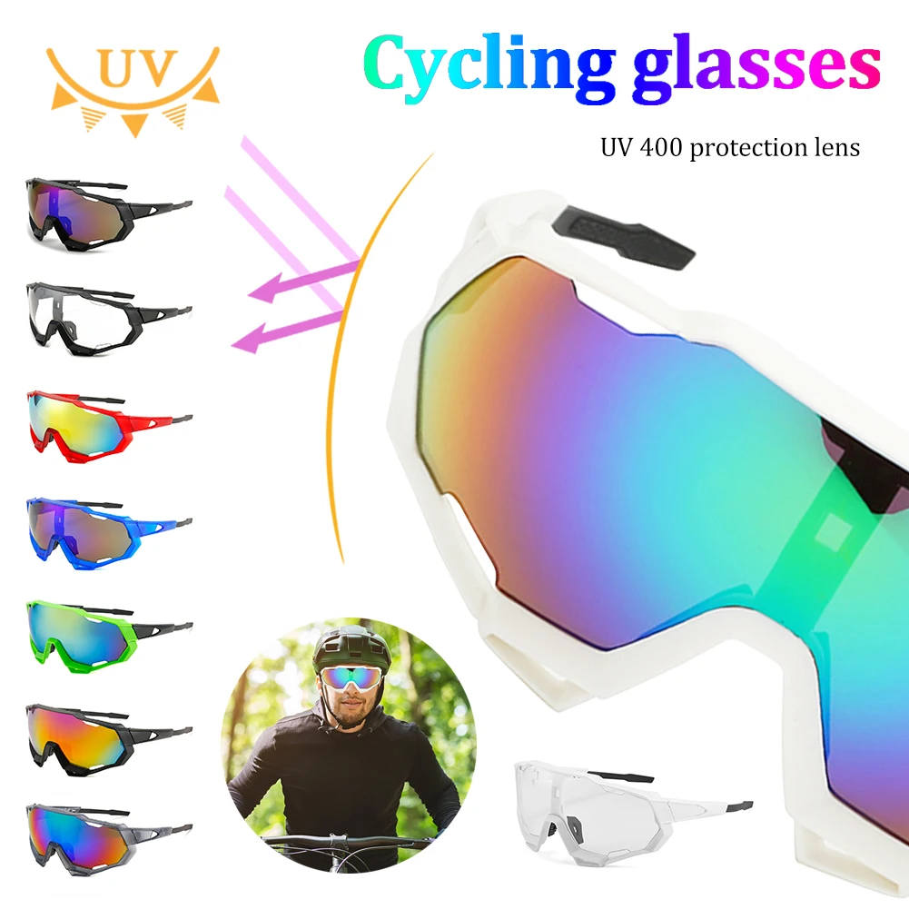 Summer Fashion Sunglasses Sport UV400 Protection Glasses Ultra-light Mtb Road Cycling Hiking Travel Carp Fishing Goggles