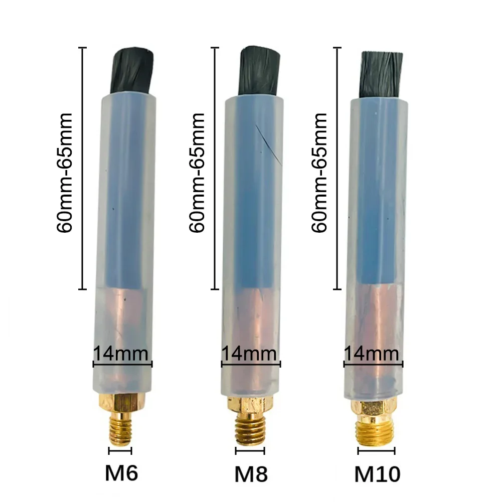 

1 шт. M6/M8/M10 щетки для сварки с медной головкой для чистки сварочных швов, полировальный аппарат, щетка для очистки сварочных швов, промышленность