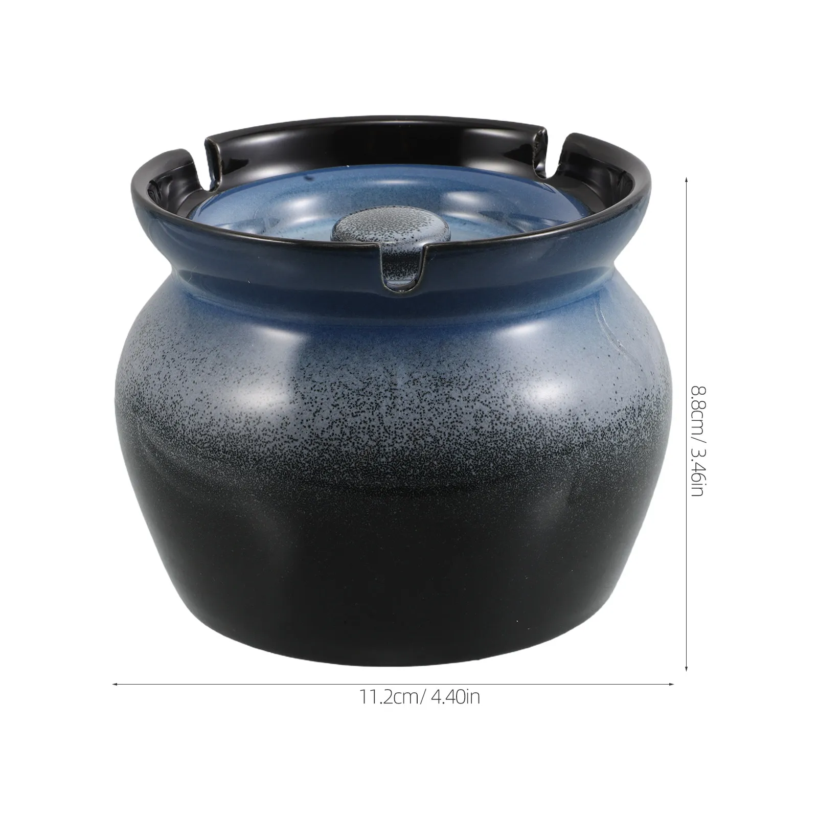 Ashtray Holder Ceramic Cigarette Business Decoration for Garden Trays Outdoors Ashtrays Indoor Candy Dish
