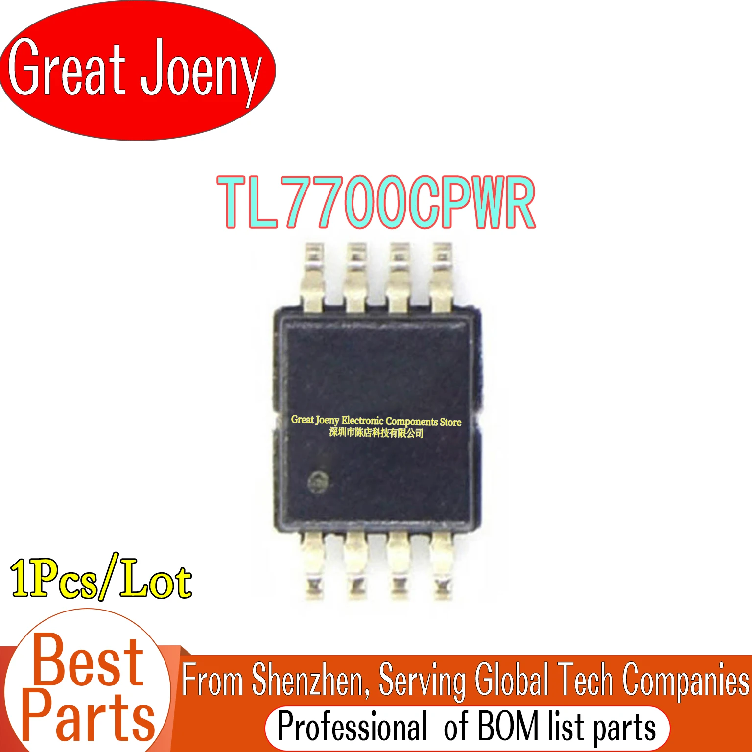 

100% New Original TL7700CPWR T7700 TL7700 IC Chipset TSSOP-8