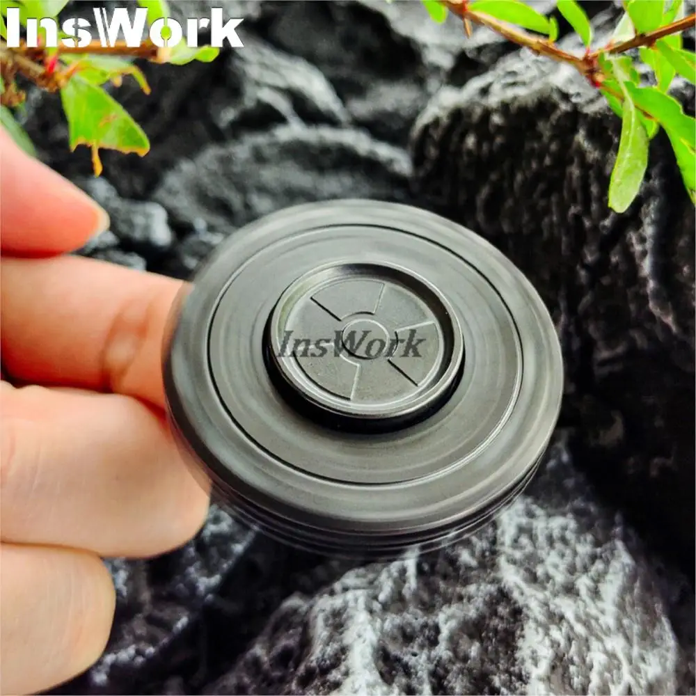 Spinner à pièces de monnaie Haptic 2 en 1, acier inoxydable R188, roulement silencieux scellé, jouet à main en métal, gadgets sympas, Fidget magnétique