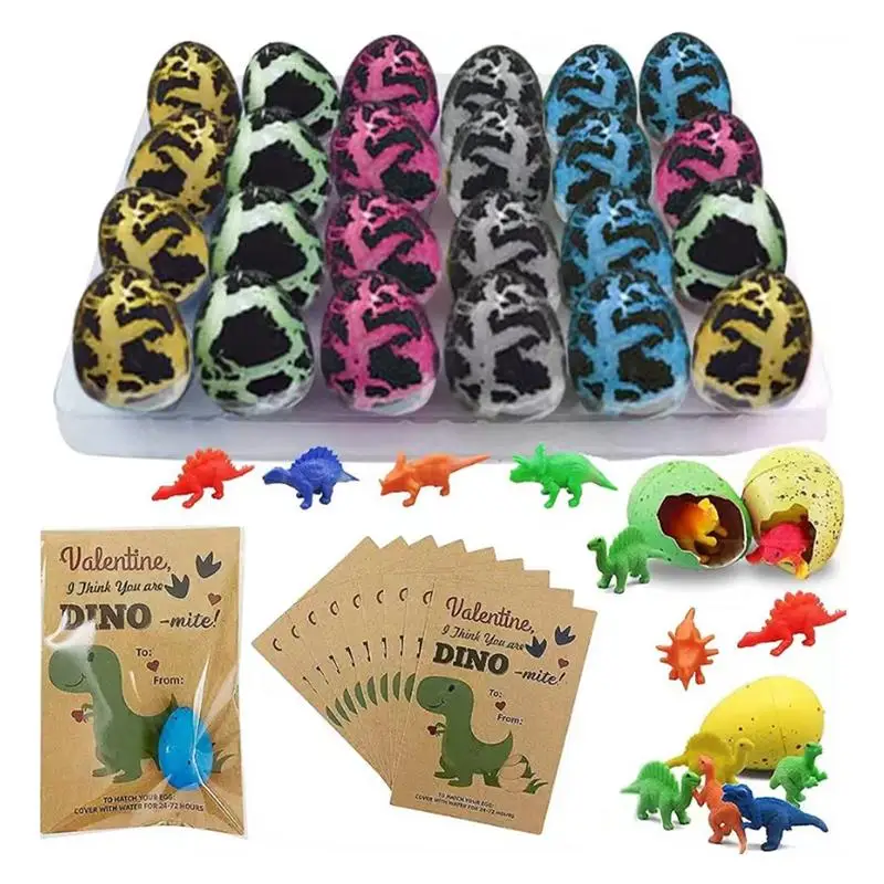 

New 2023 Gift Magic Hatching Growing Dinosaur Egg Treat Kids Birthday Party Favor Baby Shower Guest Gift Pinata Educational Toys