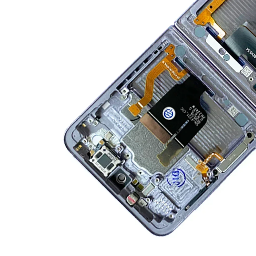 Z Flip 4 Inner Screen F721B F721U LCD Display For Samsung Z Flip 4 Inner Screen LCD Display With Frame Parts