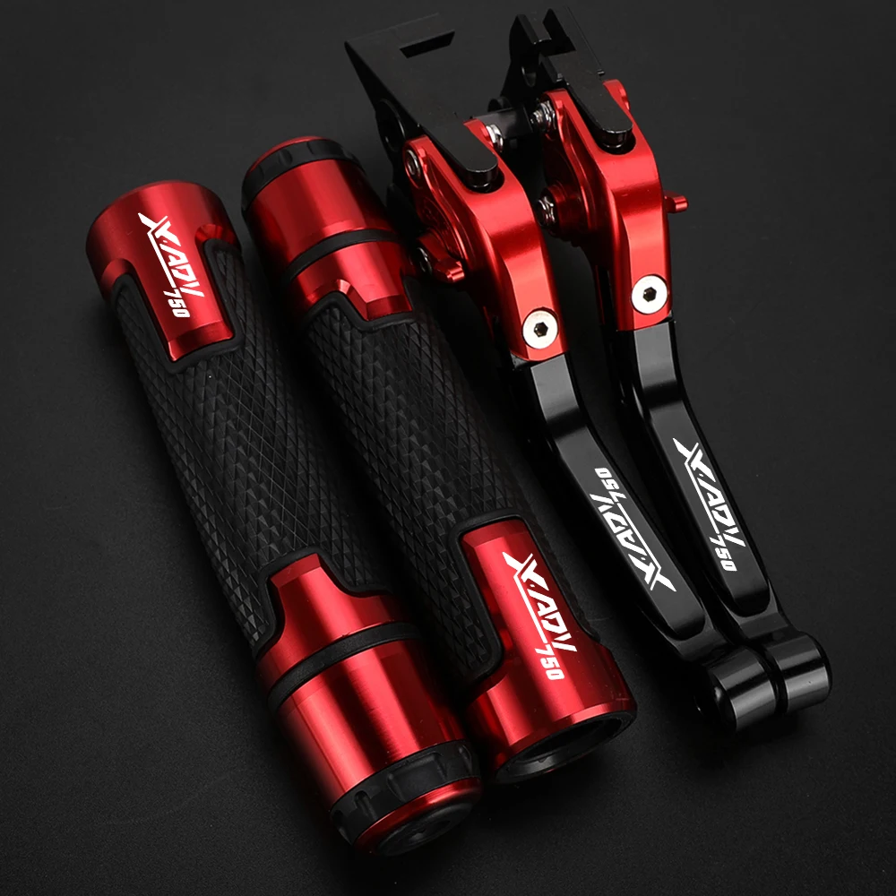 

Motorcycle Accessories Adjustable Brake Clutch Levers Handlebar grips ends for Honda XADV750 X-ADV 750 2017-2020 2019 2018 2016