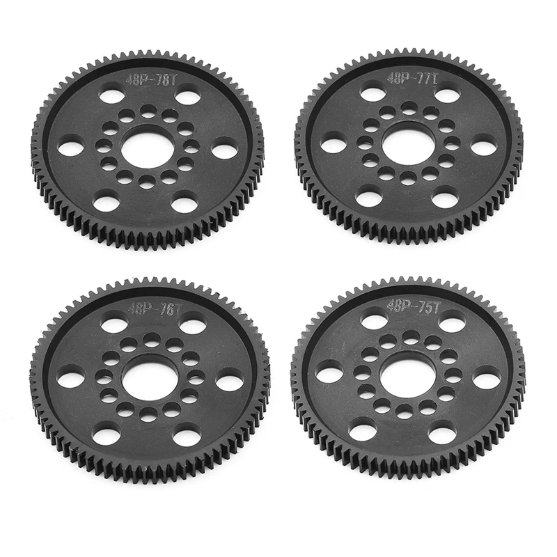 

4PCS 48P Spur Gear Main Gear Universal For 3Racing Sakura S XI XIS CS D4 D5 1/10 RC Car Upgrade Parts